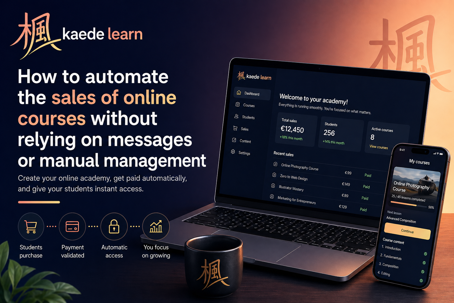 How to Automate Online Course Sales Without Relying on Messages or Manual Work